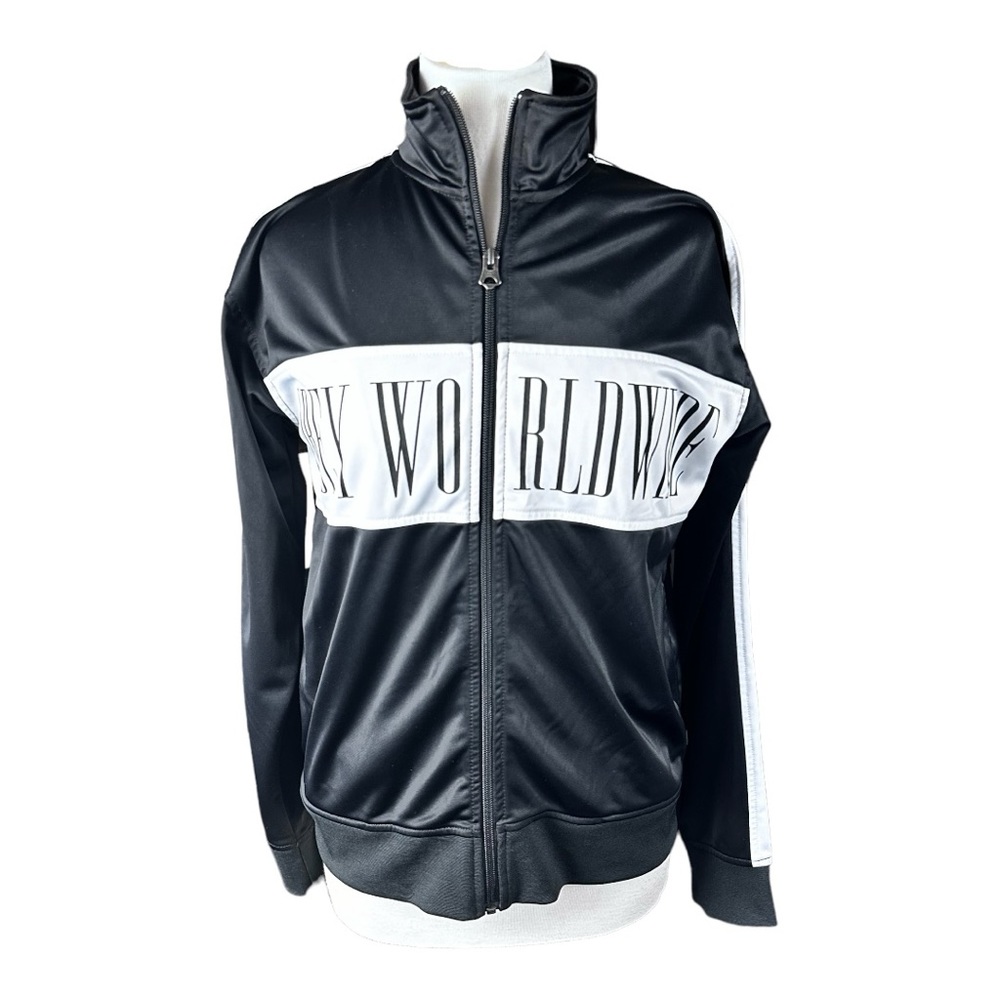 OBEY Worldwide Black and White Long sleeves Jacket Size Medium